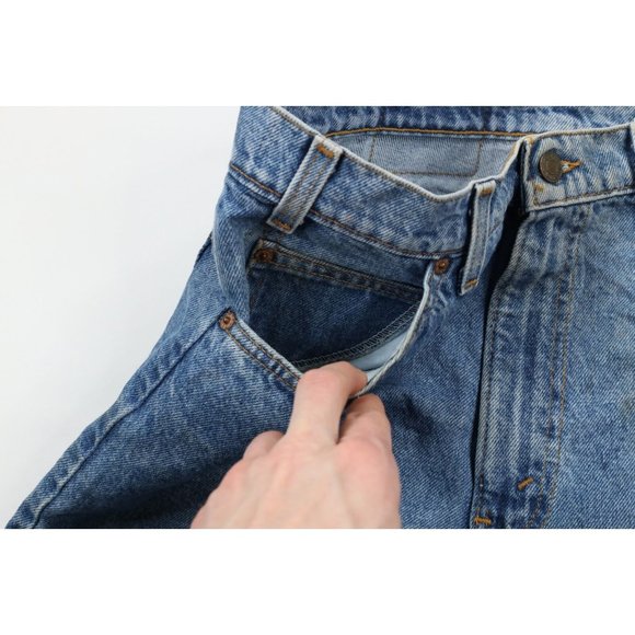 Vintage 90s Levis 505 Orange Tab Mens 34 Thrashed Denim Jean Shorts Jorts USA - Picture 8 of 16